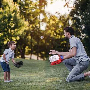 Gants en cuir d'entraînement de Baseball de sport professionnel personnalisé de haute qualité, gants de capture de terrain confortables de balle molle - Product Image 4