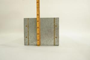 Customized Galvanized <b>Rectangular</b> <b>Basket</b> For Home Garden Decorative Use Floor Planter In Galvanized Metal - Product Image 2