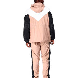 Costume coupe-vent pour hommes avec logo personnalisé de dernière conception à vendre costume coupe-vent pour hommes de couleur unie - Product Image 4