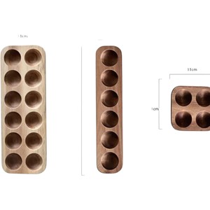 Customizable Wooden <b>Egg</b> <b>Storage</b> Tray Eco Friendly Kitchen Organizer OEM Vietnam Factory - Product Image 4
