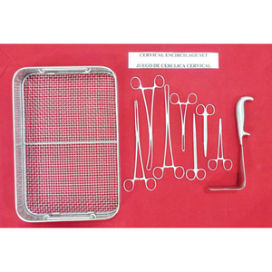 Juego de Instrumentos de Envolvente Cervical de Acero Inoxidable Profesional MayoMed - Product Image 1