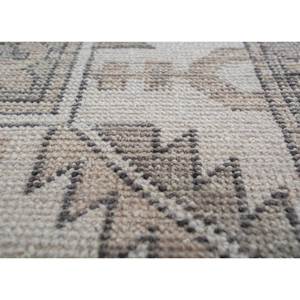 Tapis en laine noué à la main Erbe AKWL-1276, motif médaillon gris et noir, puzzle rectangulaire pour salon, couloir, 9x12 rectangulaire - Product Image 3