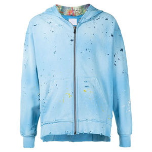 Sudadera de Invierno de Algodón 100% con Logotipo Personalizado al por Mayor, Unisex, Talla Grande, con Cierre, Manga Regular, Transpirable, Sólida, de Alta Calidad - Product Image 6