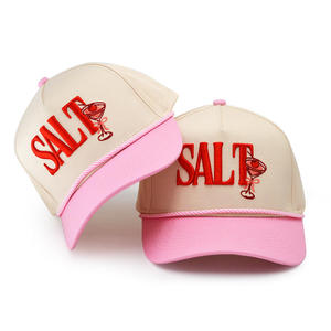 Casquette de baseball unisexe à 5 panneaux en polyester/coton avec logo brodé personnalisé, réglable avec fermeture snapback pour l'extérieur - Product Image 1