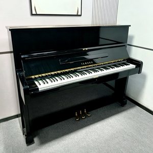 Classic Yamahas U1E Upright Piano Japan Import Superior Craftsmanship High Quality Black Finish Smooth Performance - Product Image 1