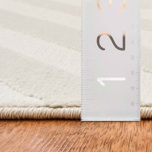 Alfombra de Pelo Medio, Única y Hermosa, Hecha a Máquina, 100% Polipropileno, Lavable, Antideslizante, Reversible, Resistente a las Manchas, con Respaldo de Yute - Product Image 5