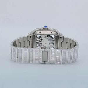 Nuevo Reloj de Pulsera Unisex de Diseño Exclusivo de Hip Hop, Tendencia en Joyería, Diamantes Cultivados en Laboratorio, Aleación de 20 mm, Moda en Oro Amarillo - Product Image 2