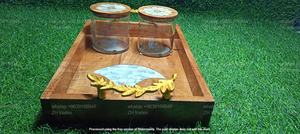 ชุดของขวัญรอมฎอนมูบาร็อคสุดพิเศษ กล่องเก็บอาหารอะคริลิคพรีเมียม พร้อมถาดเสิร์ฟไม้ 150 มล. รุ่นคลาสสิก - Product Image 6