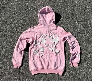 Impression personnalisée 100% coton lourd lavage à l'acide Vintage français éponge en détresse soleil fané sweat à capuche pour hommes - Product Image 1