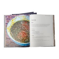 Impression de livre de cuisine/Menu à couverture rigide personnalisée de haute qualité à prix d'usine