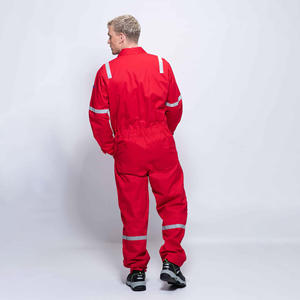 Combinaison uniforme de travail haute visibilité OEM pour hommes Nouvelle arrivée Combinaison de travail de sécurité imperméable Combinaison pour vêtements de travail - Product Image 4