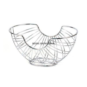 Panier à fruits en métal de qualité supérieure, support de table décoratif pour comptoir de cuisine, paniers de rangement pour exportateurs indiens - Product Image 6