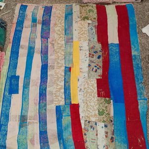 Cosido a mano 100% algodón hecho a mano Reversible Kantha sostenible Kantha tradicional Vintage hecho a mano Boho Chic Kantha - Product Image 1