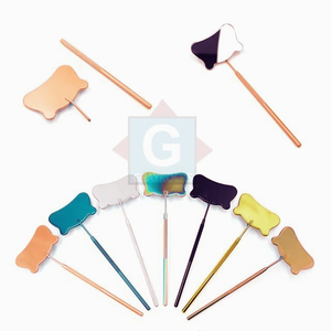 กระจกแต่งหน้าสำหรับต่อขนตาวัสดุสแตนเลสกระจกขนตาออกแบบโลโก้ได้ตามต้องการ - Product Image 2