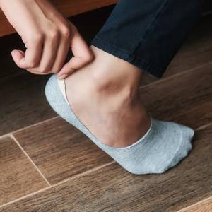 Chaussettes à doublure invisible à coupe ultra basse pour femmes intelligentes Impression 3D antidérapante Respirant Utilisation quotidienne Jetable Tricoté Bas Logo Corps - Product Image 3