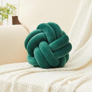 Modesto creativo poliéster algodón bola decorativa esfera nudo para mejorar mesa escritorio en sala de estar dormitorio Oficina decoración del hogar - Product Image 1