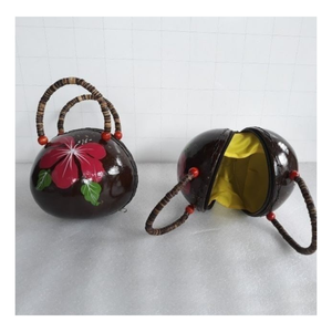 Exportation de sac de coquille de noix de coco, sac de coquille de noix de coco écologique, sac de coquille de noix de coco fait main pour les femmes de haute qualité - Product Image 1