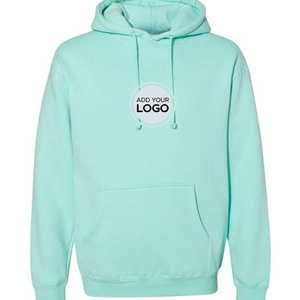Independent Trading Co Sudadera con capucha de invierno para hombre con logotipo personalizado Diseño bordado Tela de lana con bolsillo de canguro - Product Image 3