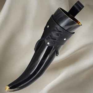 100% Premium Quality Eco-Friendly Buffalo Horn Drinking Mead <b>Viking</b> Handmade Business <b>Gift</b> - Product Image 6