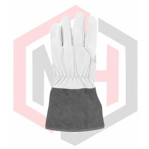 Guantes de cuero resistentes al calor con protección extendida para la muñeca, guantes de soldadura TIG MIG - Product Image 2