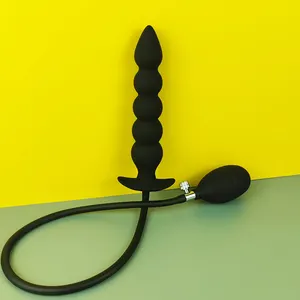 GINYA Plug Anal gonflable en silicone souple pour hommes Sex Toys Female Butt Plug Toy Anal Dilatateur Jouet de masturbation pour adultes