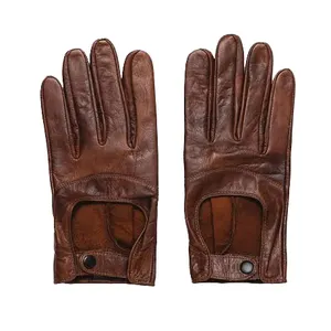 Wholesale Men Deerskin Leather Gloves Men's Car for Driving Fashion Winter Car Driving Leather Gloves from Pakistan