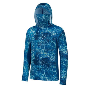 Sweats à capuche de pêche avec logo personnalisé Sweats à capuche respirants à séchage rapide Vêtements de plein air pour hommes Vêtements de pêche - Product Image 3