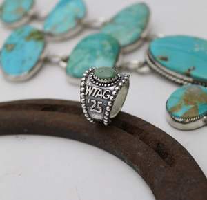 Anillo de plata de ley hecho a mano con opciones personalizadas, joyería de graduación personalizada, elegante regalo único para estudiantes - Product Image 6