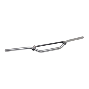 Cross Enduro Motard Lenker 22 mm Satin-Aluminium mit Querstange - Product Image 3