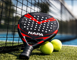 Raquette de padel 2026, la meilleure, personnalisable, légère, en fibre de carbone et polyester, durable, écologique, avec une poignée durable - Product Image 4