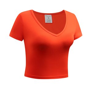 Camiseta Corta Ajustada para Mujer, Elástica y Cómoda - Product Image 5