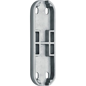 Pernos de Puerta Vario Anodizados en Plata DENI, Pernos para Muebles de Montaje en Superficie con Placa Base - Product Image 1