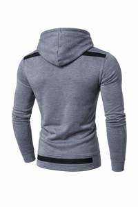 Sweat-shirt à capuche personnalisé pour homme, vêtements de sport à manches longues avec poche kangourou - Product Image 2