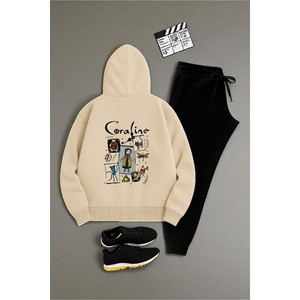 Felpa Oversize con stampa Coraline Unisex con cappuccio e felpe comode per uomo e donna - Product Image 2