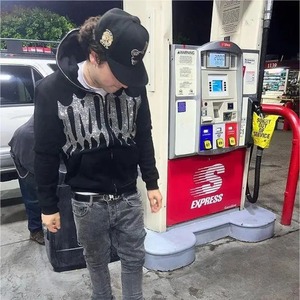 Strass Full Zip Hoodie Skeleton Goth Sweat homme hoodi Pull Manches Longues Noir Hoodies Y2k Mode Hommes Femmes - Product Image 4