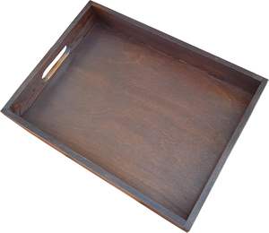 Elegante Bandeja de Madera para Servir en el Comedor o Baño, Vajilla de Gran Capacidad, Apta para Lavavajillas, de Grado Alimenticio, Hecha a Mano, Premium - Product Image 5