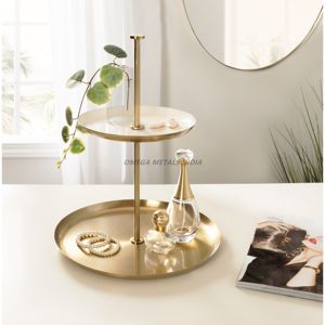 Elegante carro de servicio de metal negro con tres estantes espaciosos y diseño moderno ideal para el entretenimiento y la organización del hogar - Product Image 6