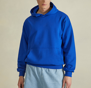 <b>Mens</b> Premium Heavyweight Boxy Fit <b>Hoodie</b> Made From 100 Percent Cotton With Relaxed Drop Shoulder Streetwear Style - Product Image 6