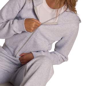 Women New Fashion Streetwear Knitted Printed 100% Cotton <b>Hoodie</b> Loose Fit Winter <b>Workout</b> <b>Hoodie</b> with Custom Zipper OEM ODM - Product Image 1