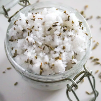 Body Scrub Made From Natural Ingredients (Coffee + Tea + Salt + Sugar Etc.)