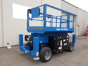 Genie GS-3369 RT ลิฟต์ยกกรรไกรผิวหยาบ4x4ใหม่ยกแพลตฟอร์มไฮดรอลิก - Product Image 2