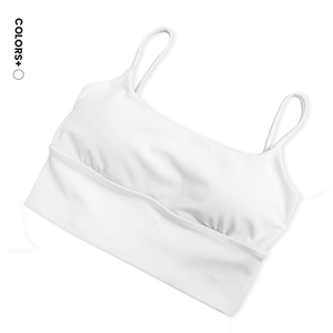 Sujetador deportivo para mujer con etiqueta privada OEM personalizada, sin aros, de soporte ligero, sin espalda, top corto de yoga, ropa deportiva. - Product Image 3