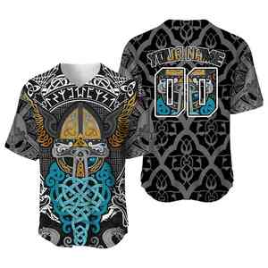 Logotipo personalizado SPORTS WORLD Uniforme de béisbol para hombres Conjunto de alta calidad 100% Poliéster Transferencia de calor Impreso Béisbol transpirable - Product Image 6