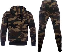 Survêtement pour homme en camouflage, nouvelle arrivée, 2 pièces, à capuche, survêtement personnalisé, streetwear, décontracté, coupe ajustée, vêtements de sport
