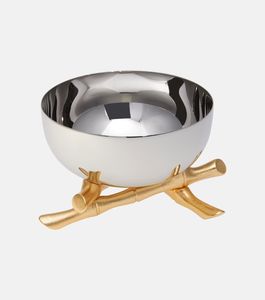 Bol en métal Royal Serve, bol de service impérial, bol en métal artisanal de luxe, bol de service au toucher majestueux, bol en métal opulento - Product Image 4
