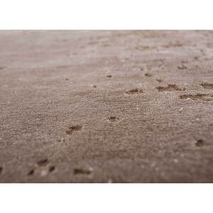 Alfombra Kavi de Lana y Seda de Bambú Anudada a Mano - Diseño Abstracto Teoría del Caos Beige Marrón para el Hogar, Alfombra de Yute Rectangular para Adolescentes y Pasillos Esk-316 - Product Image 3