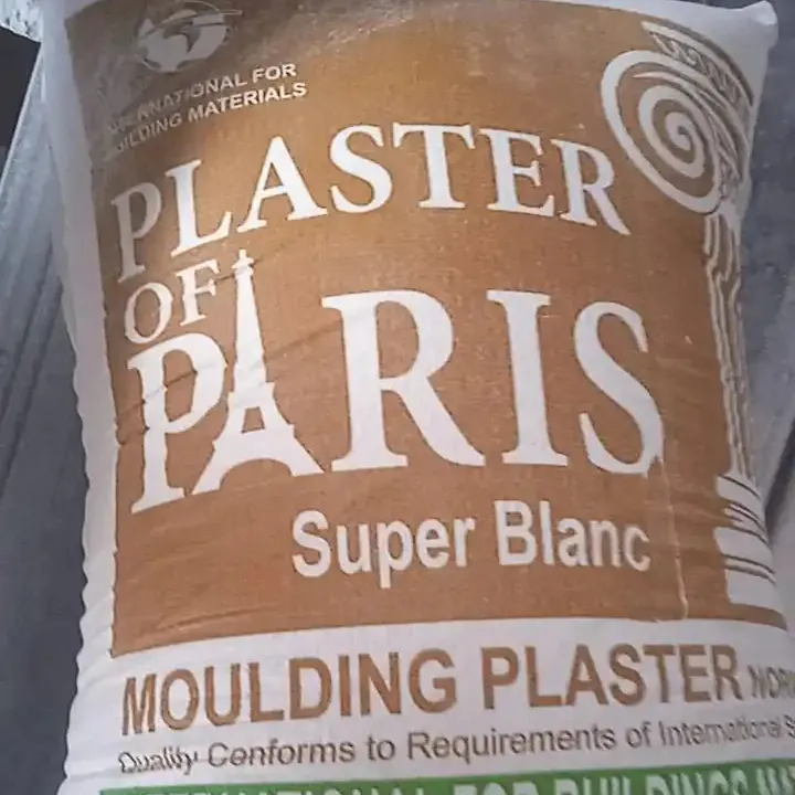 Mesir plester bubuk gipsum kualitas tinggi Paris 40 kg POP semen putih gipsum untuk Onne/Apapa/Tincan Nigeria