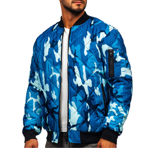Nouveau style de blousons d'aviateur de haute qualité avec logo personnalisé côtelé et respirant pour hommes produit populaire blouson d'aviateur Slim Fit pour hommes stylés - Product Image 1