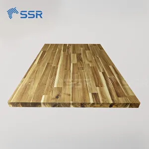 SSR VINA - Acacia Wood Finger Joint Board - Acacia huilé fini doigt joint planches de bois bloc de boucher comptoir en bois
