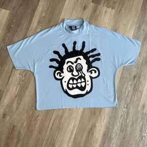 เสื้อยืดผู้ชาย250 GSM น้ำหนักมากเสื้อยืดผ้าฝ้ายธรรมดาพิมพ์ลายบนหน้าจอได้ตามต้องการเสื้อยืดพิมพ์ลายแบบสตรีท - Product Image 4